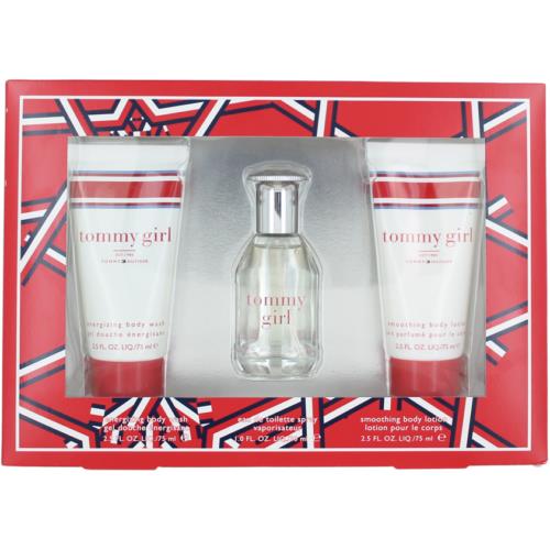 Tommy Girl By Tommy Hilfiger For Women Set: Edt+body Lotion+shower Gel