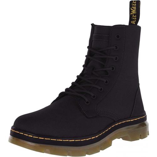 Dr. Martens Men`s Combs Washed Canvas Combat Boot