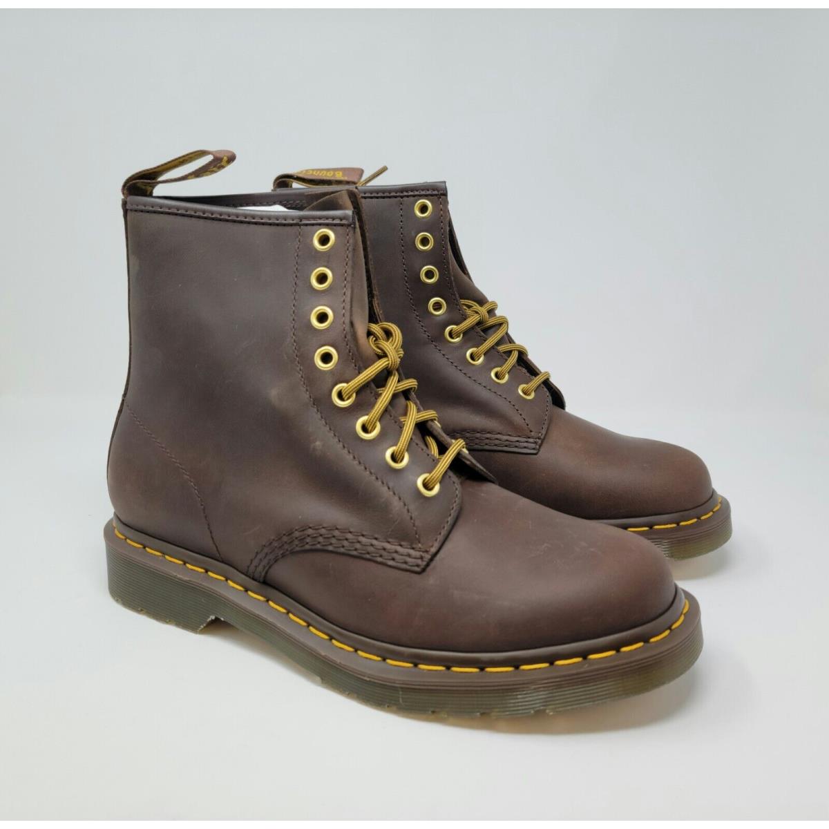 Dr Martens Men`s 1460 Crazy Horse Leather Lace Up Boots For Everyday