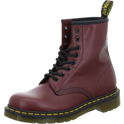 Dr. Martens 1460 Smooth Leather 8-Eye Boot For Men and Women Cherry Red Smooth