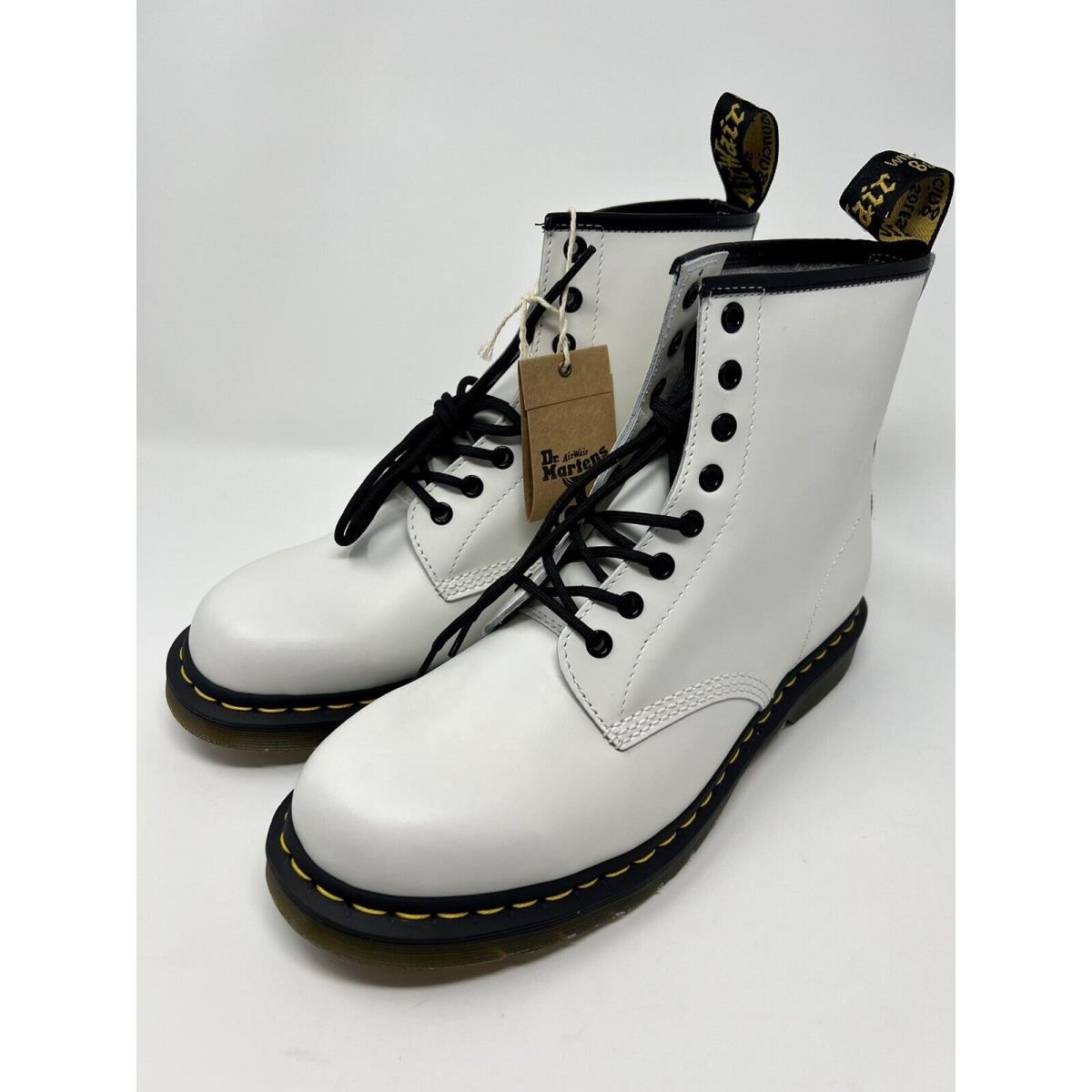 Dr. Martens Unisex-adult 1460 Smooth White 10 Mens/11 Women s