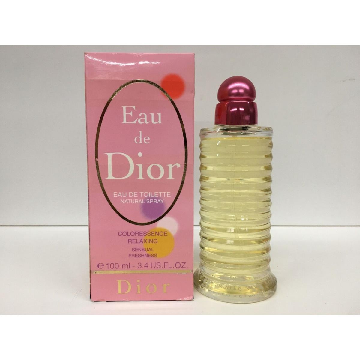 Dior Eau de Coloressence Relaxing Sensual 3.4 oz 100ml Edt. Version