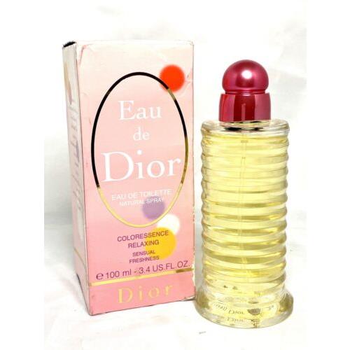 Dior Coloressence Relaxing Sensua By Dior l 3.4fl.oz Eau De Toilette Spray Women