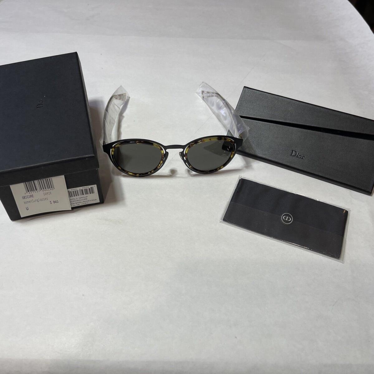 Christian Dior Obscure Women`s Round Sunglasses 49-24-145