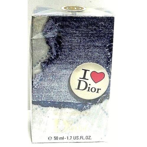 I Love Dior BY Christian Dior 1.7oz/50ml Eau DE Toilette Spray Box