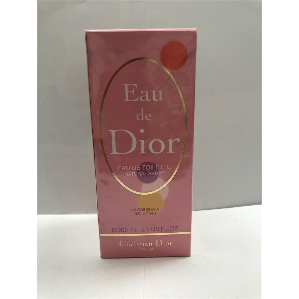 Eau de Dior Coloressence Relaxante 6.8 oz/200 ml Eau de Toilette Spray As Image