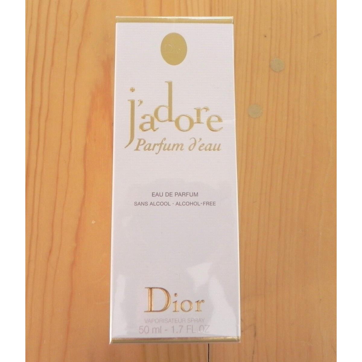 J`adore Parfum D`eau Dior Eau De Parfum Spray Alcohol Free 1.7oz