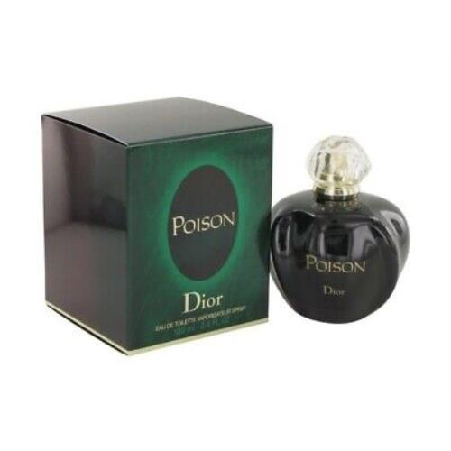 Poison Christian Dior Women 3.4 oz 100ml Eau De Toilette Spray