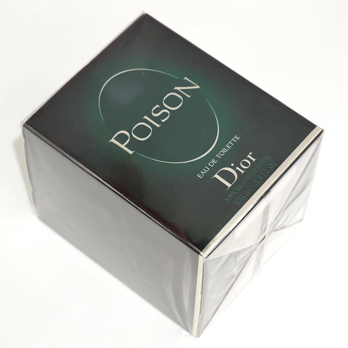 Christian Dior Poison Eau De Toilette Fullsize 3.4 Oz. / 100 mL