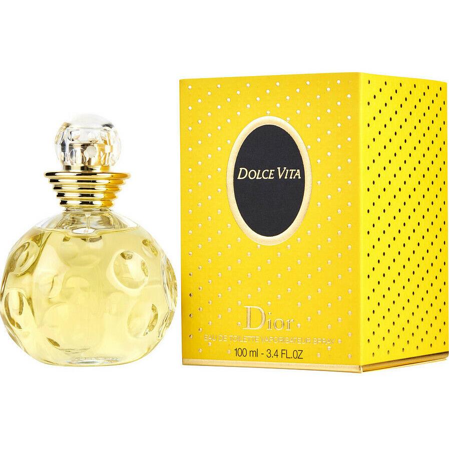 Christian Dior Dolce Vita Eau DE Toilette Spray For Women 3.4 Oz / 100 ml