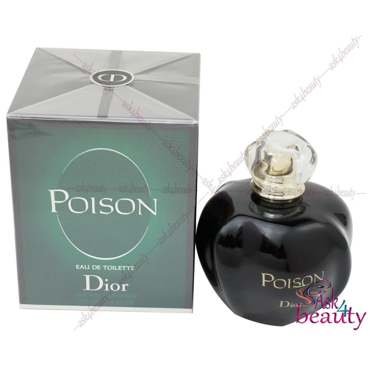 Poison By Christian Dior 3.4/3.3oz/100ml Edt Spray For Women