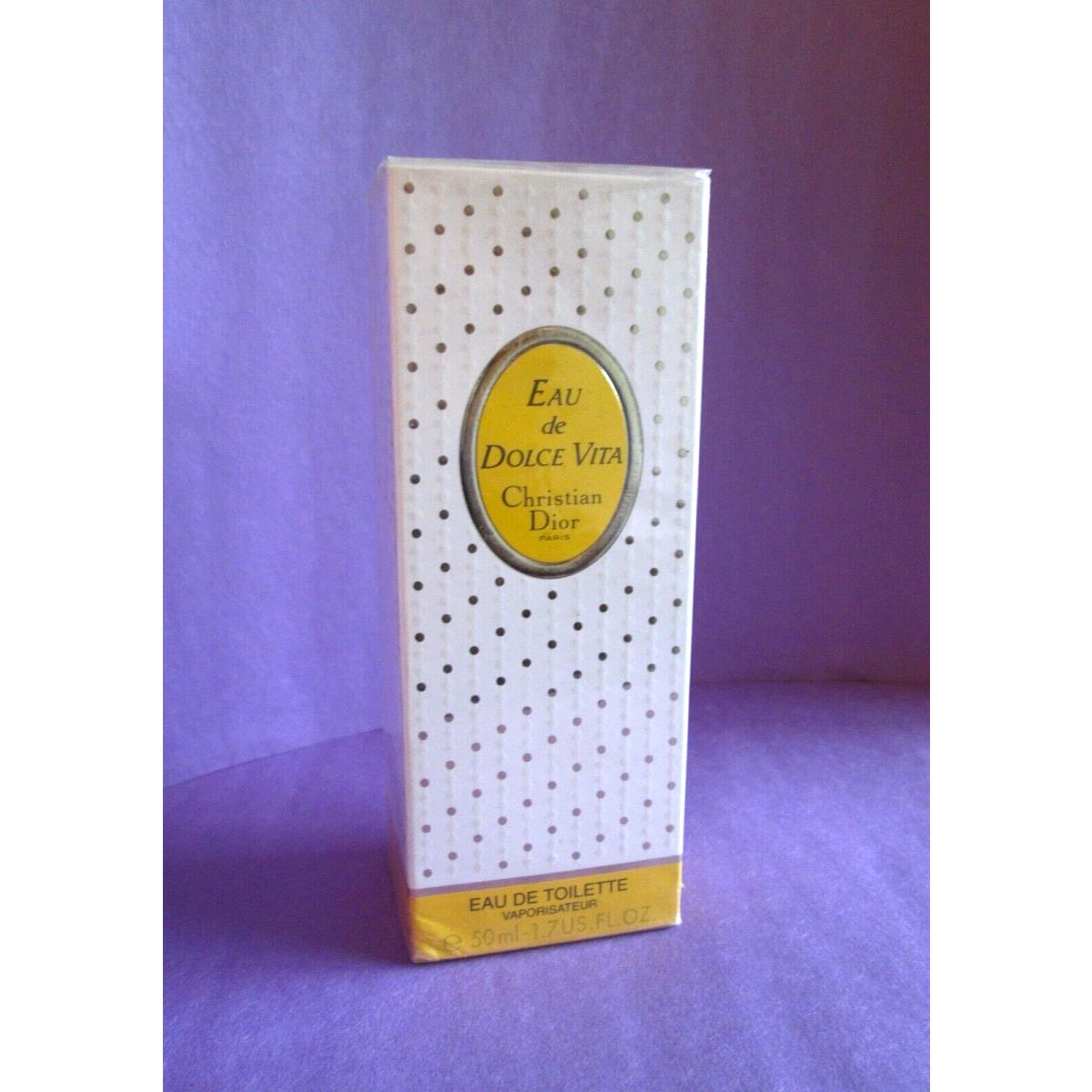 Eau de Dolce Vita Dior Eau de Toilette Spray Vintage 50 ml 1.7 oz Box