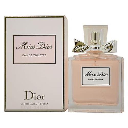 Miss Dior By Christian Dior - Eau de Toilette Spray-3.4oz/100ml