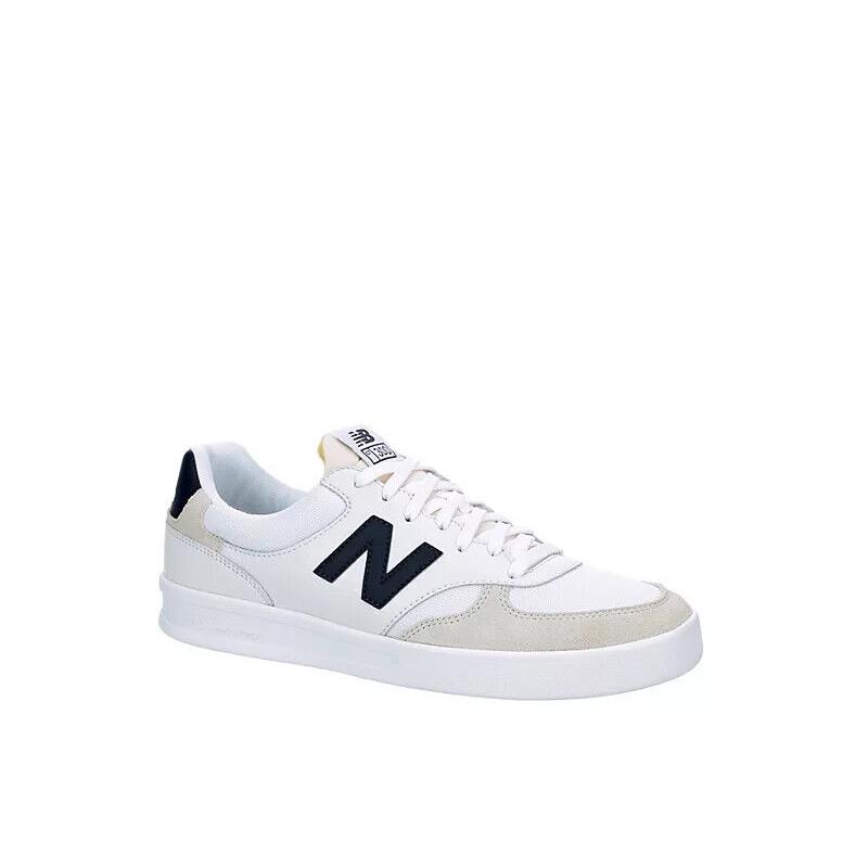 New Balance Mens CT300 Court Casual Fashion Light Weight Sneaker Shoes White/Suede Leather