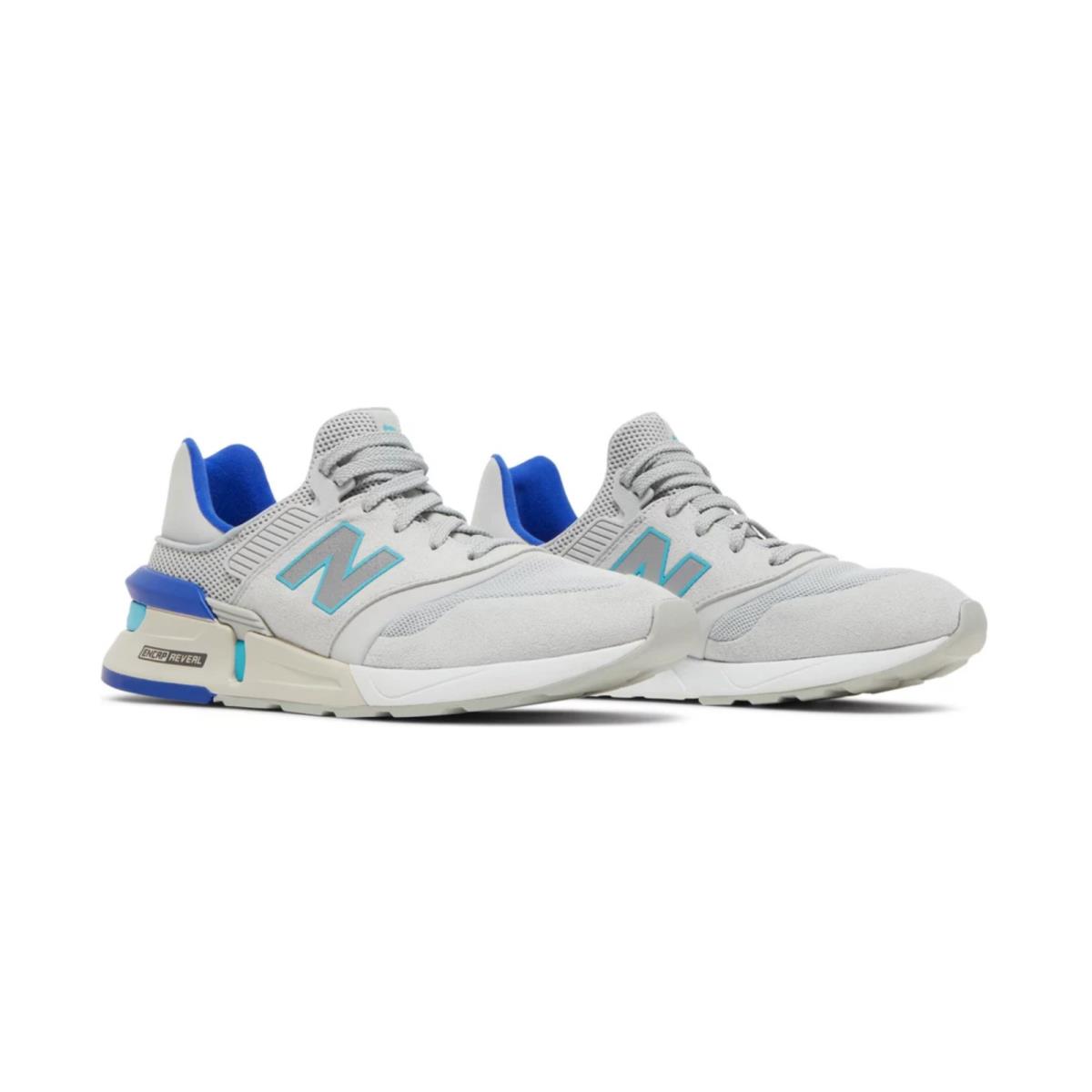 New Balance Men`s MS997RA 997 Sport Aluminum Bay Blue Grey Suede Sneakers 8-2