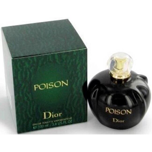 Poison by Christian Dior 3.4oz / 100 mL Eau De Toilette Spray Women Rare