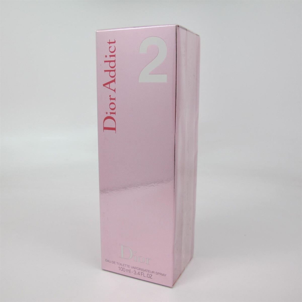 Dior Addict 2 by Dior 100 Ml/ 3.4 oz Eau de Toilette Spray Rare