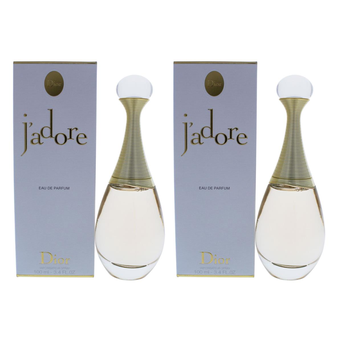 Jadore by Christian Dior For Women - 3.4 oz Edp Spray - Pack of 2