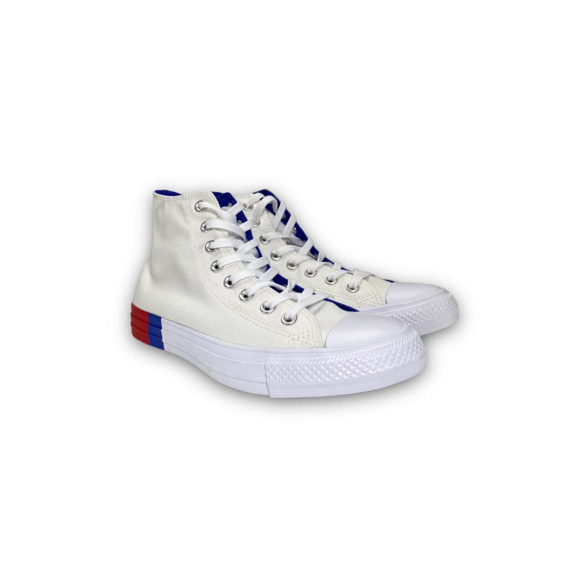 Converse Ctas Hi 159639C Unisex White/red/blue High Top Trainers Size US M 7 W 9