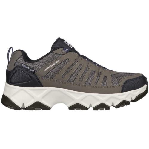 Skechers Mens Crossbar-cedar Relaxed Fit Leather Hiking Shoe Med Wide 237345