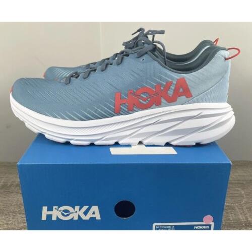 Hoka One One Rincon 3 Men`s Size 13 Mountain Spring Summer Song 1119395 Msss
