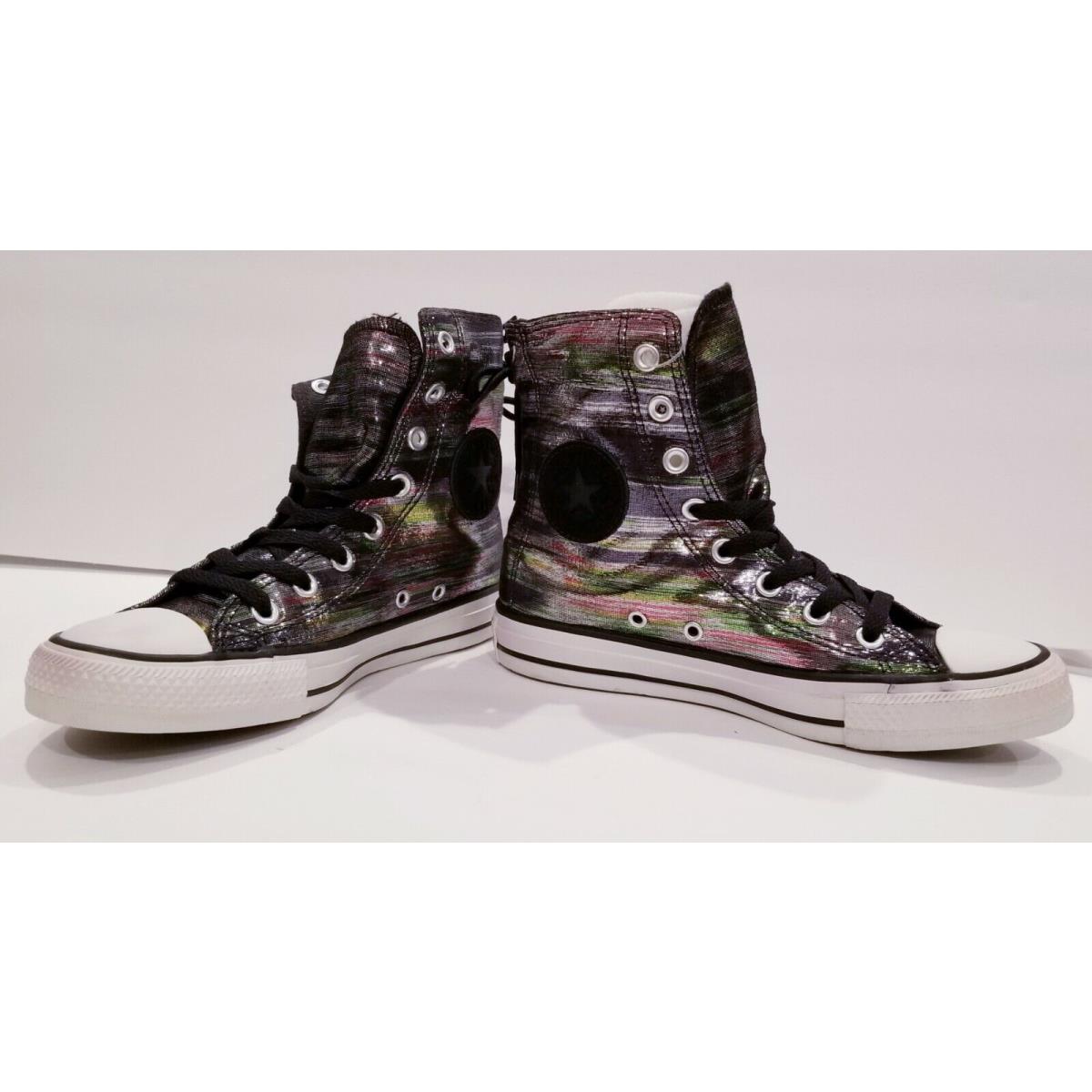 Converse All Star Special Ed Metalic Black Hightop Sneakers Unisex sz W6.5