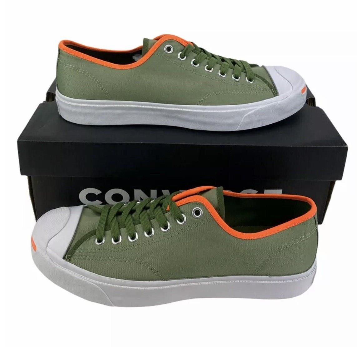 Converse Jack Purcell Low Street Green Canvas Womens Size 5 Sneakers 167622C