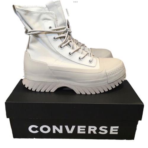 Converse Ctas Lugged 2.0 Boots Beige Canvas High Top Women 8 Men 6