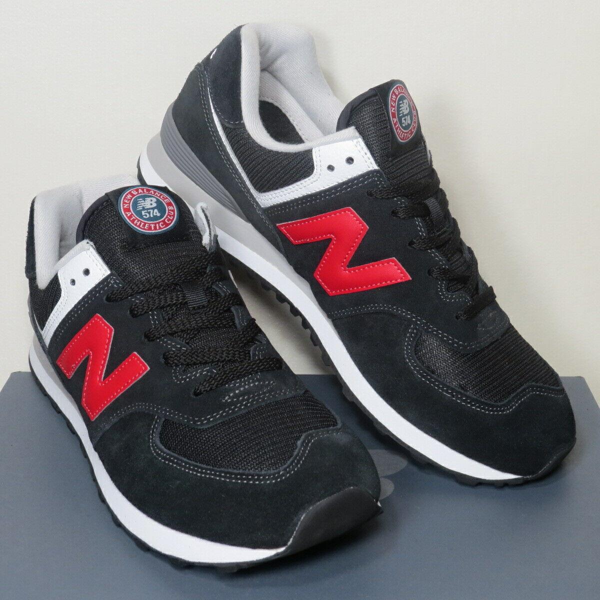 New Balance 574 Higher Learning Black Red White Grey ML574HY2 Mens Size 13