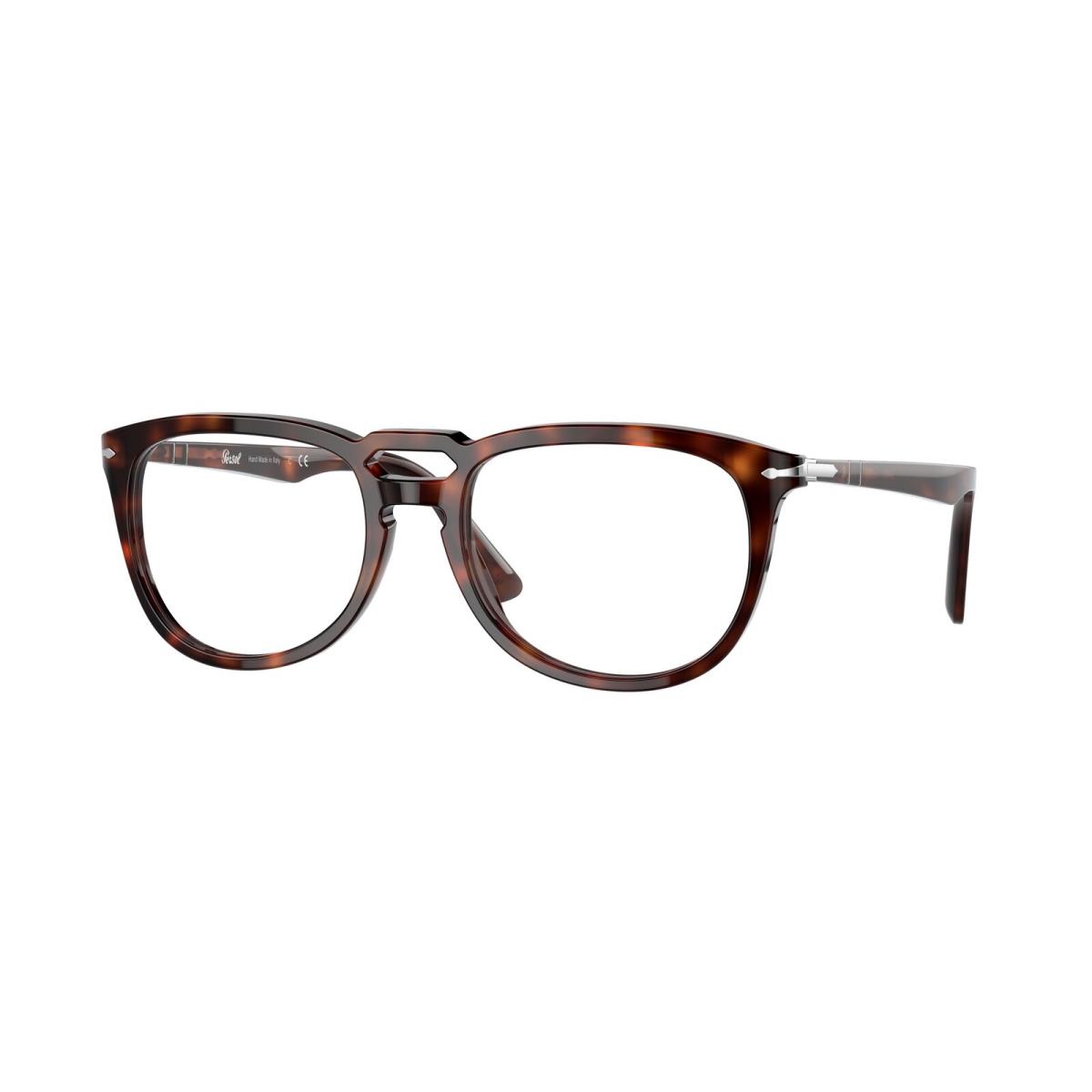 Persol PO3278V 24 Pillow Havana Demo Lens 51 mm Unisex Eyeglasses