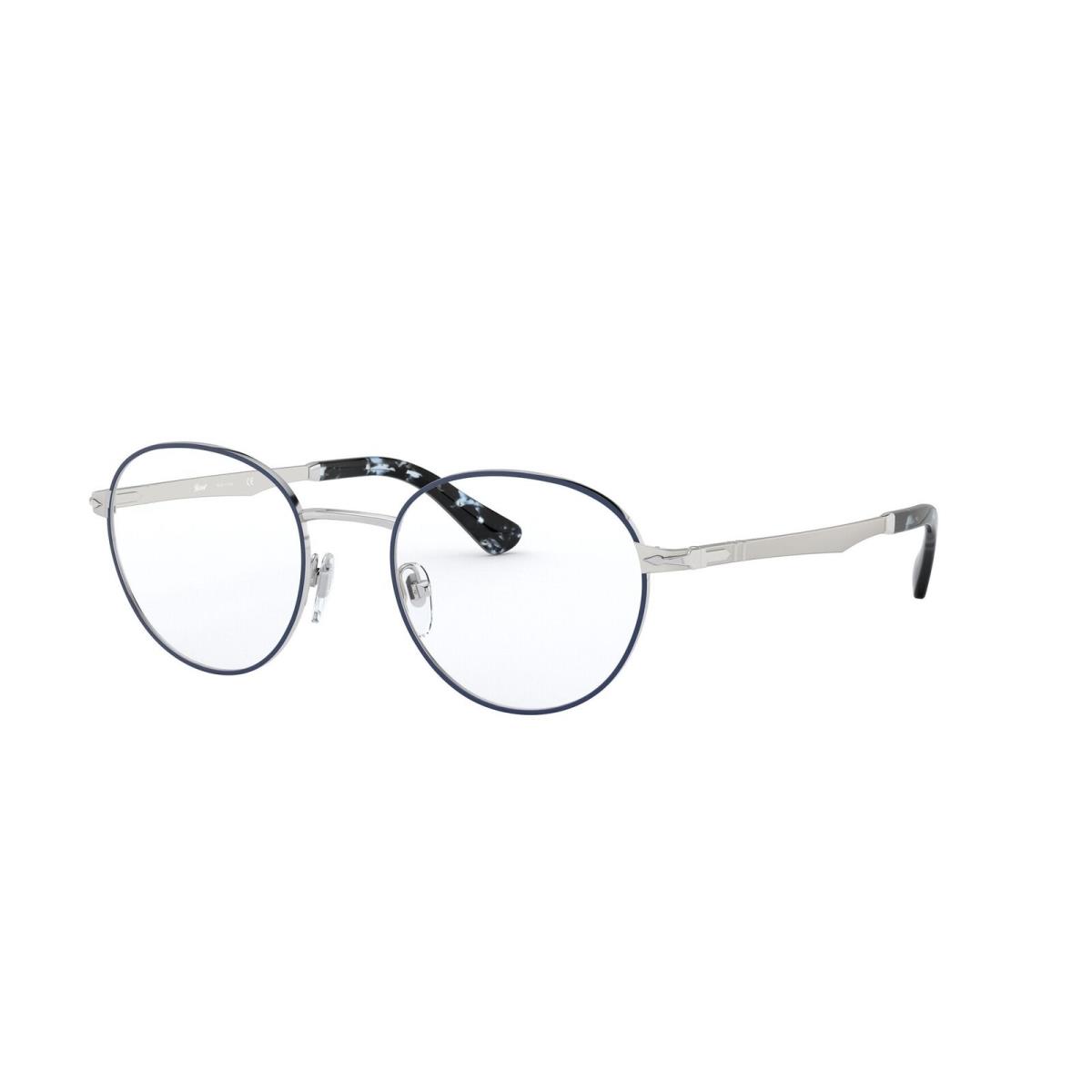 Persol PO2460V 1087 Silver Blue Demo Lens Panthos 48 mm Men`s Eyeglasses