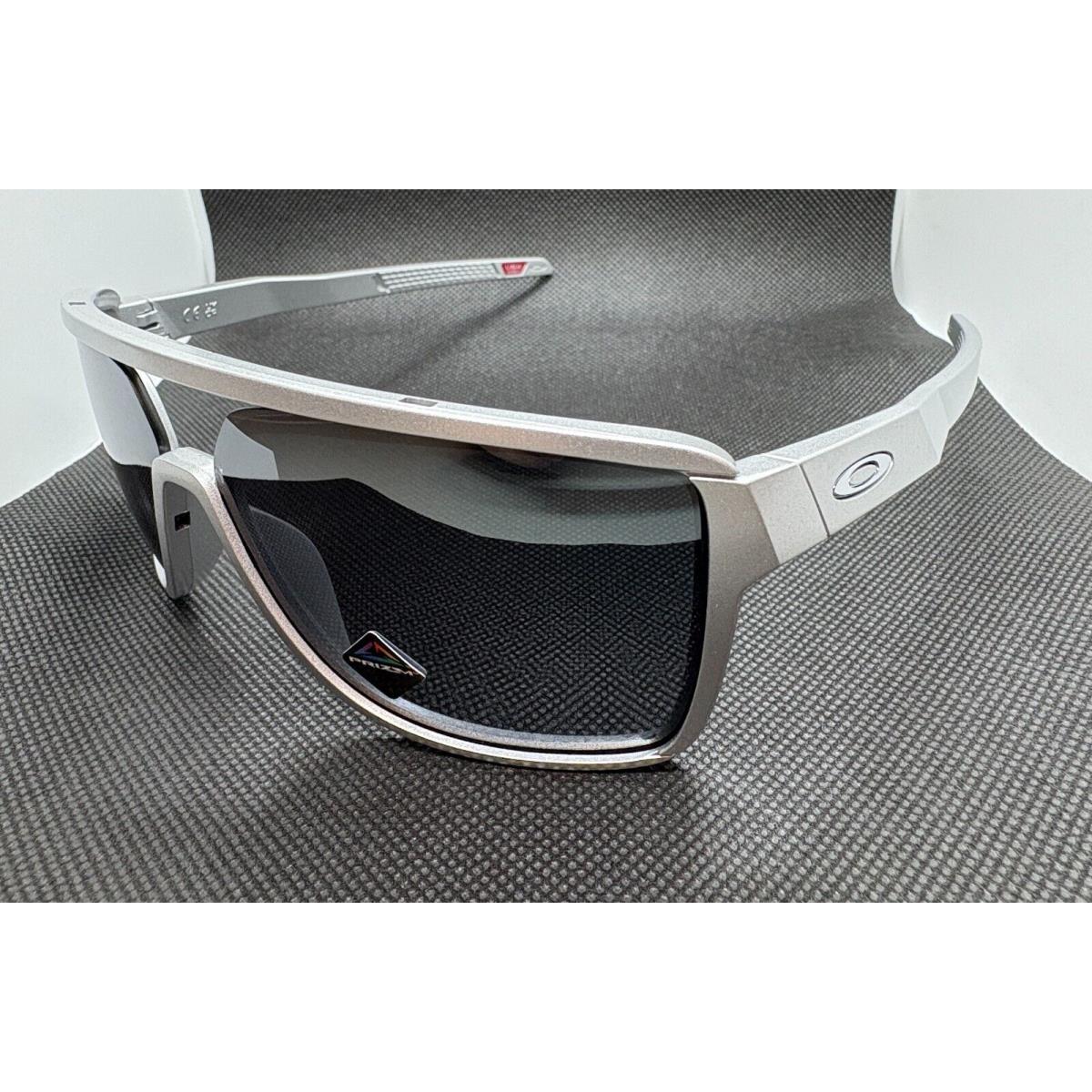 Oakley Castel X-silver Sunglasses X-silver Frame / Prizm Black OO9147-0763 - Frame: X Silver, Lens: Prizm Black