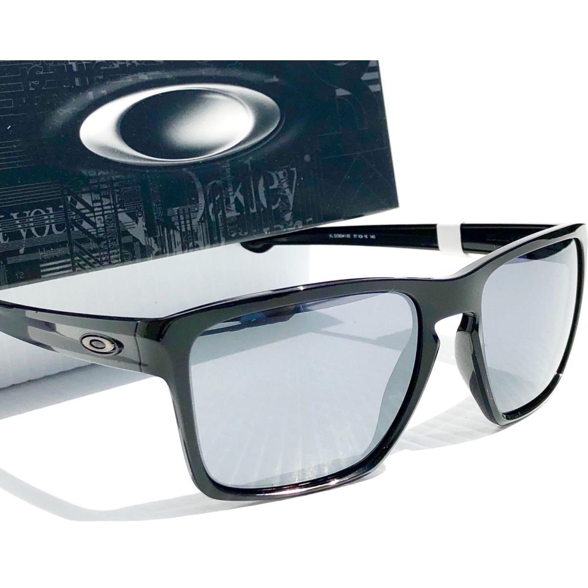 Oakley Sliver XL Black Polished w Black Iridium Lens Sunglass oo9341-05