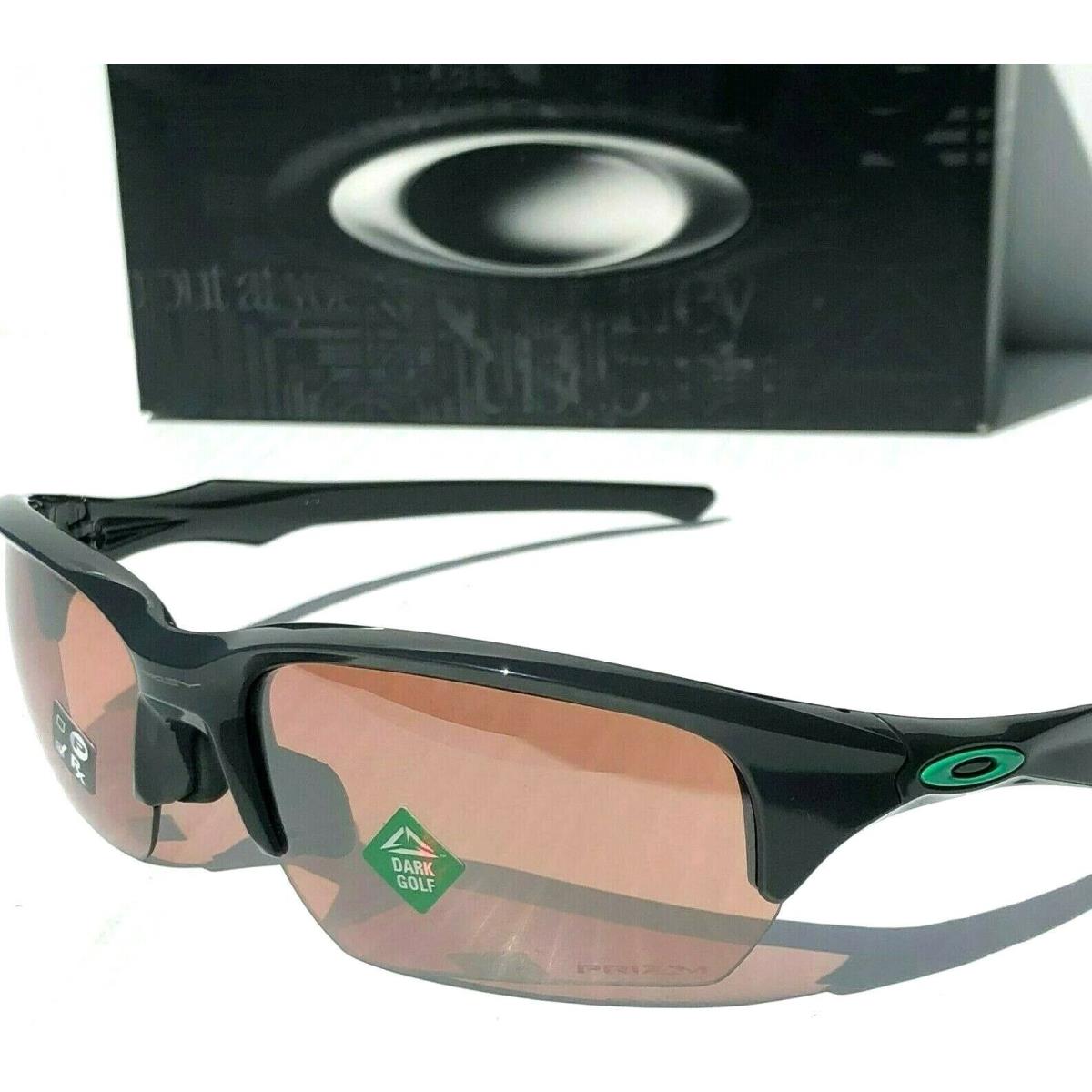 Oakley Flak Beta Carbon Gray Polished Prizm Dark Golf Lens Sunglass 9372-11