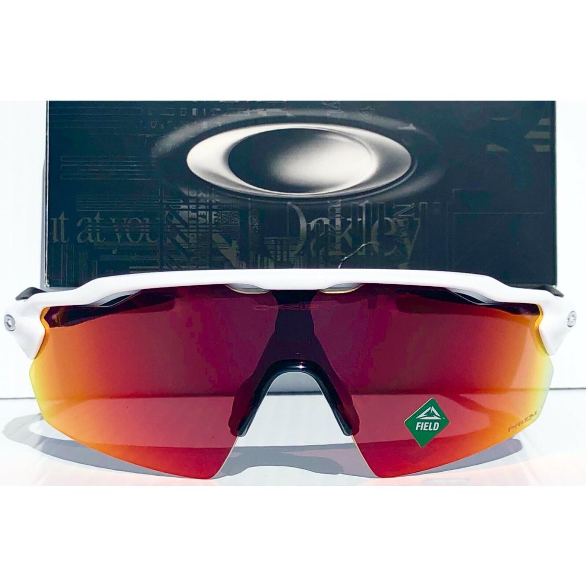 Oakley Radar EV Pitch White Polished Prizm Field Ruby Sunglass 9211-04