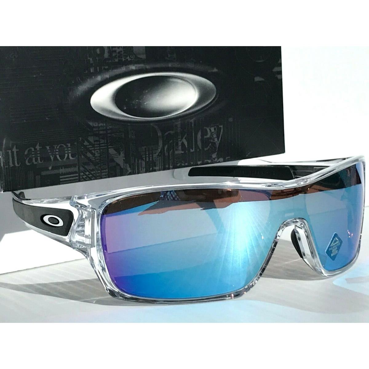 Oakley Turbine Rotor Clear Polarized Prizm Deep Water H20 Sunglass 9307