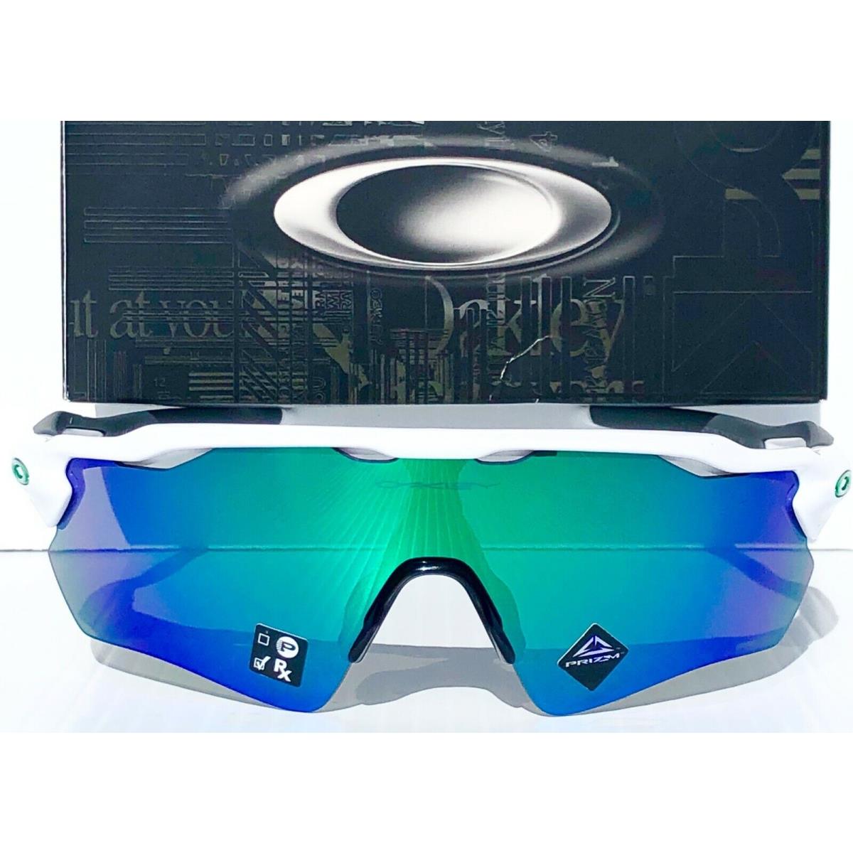 Oakley Radar EV Path White Polished w Prizm Jade Lens Sunglass 9208-71