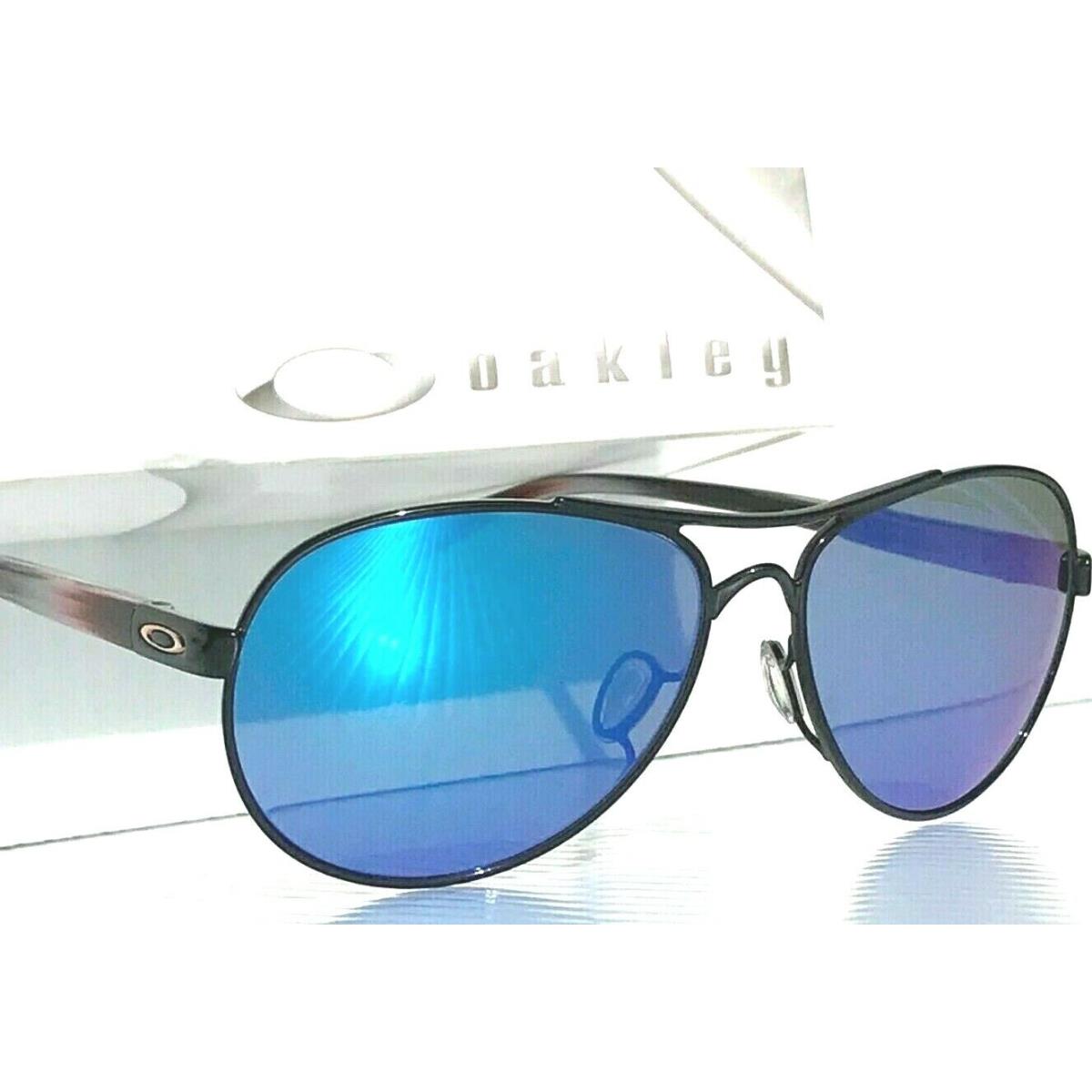 Oakley Tie Breaker Aviator Polarized Galaxy Blue Womens Sunglass 4108