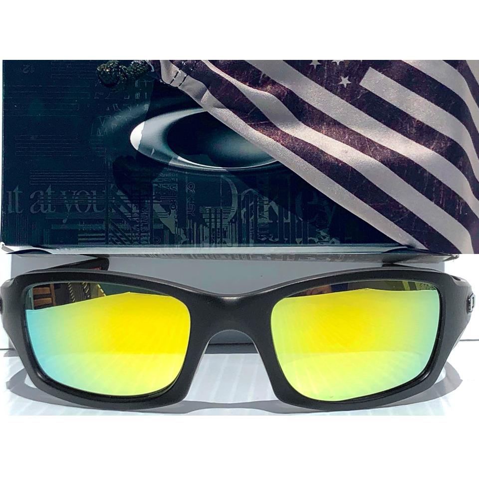 Oakley Fives Squared Black Usa Tonal Flag Polarized Galaxy Fire Sunglass