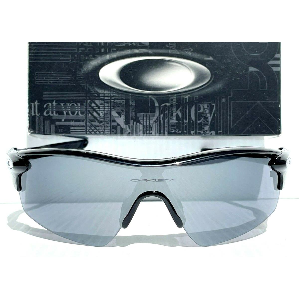 Oakley Radar EV Polished Black Grey Iridium Lens Sunglass 9182-10