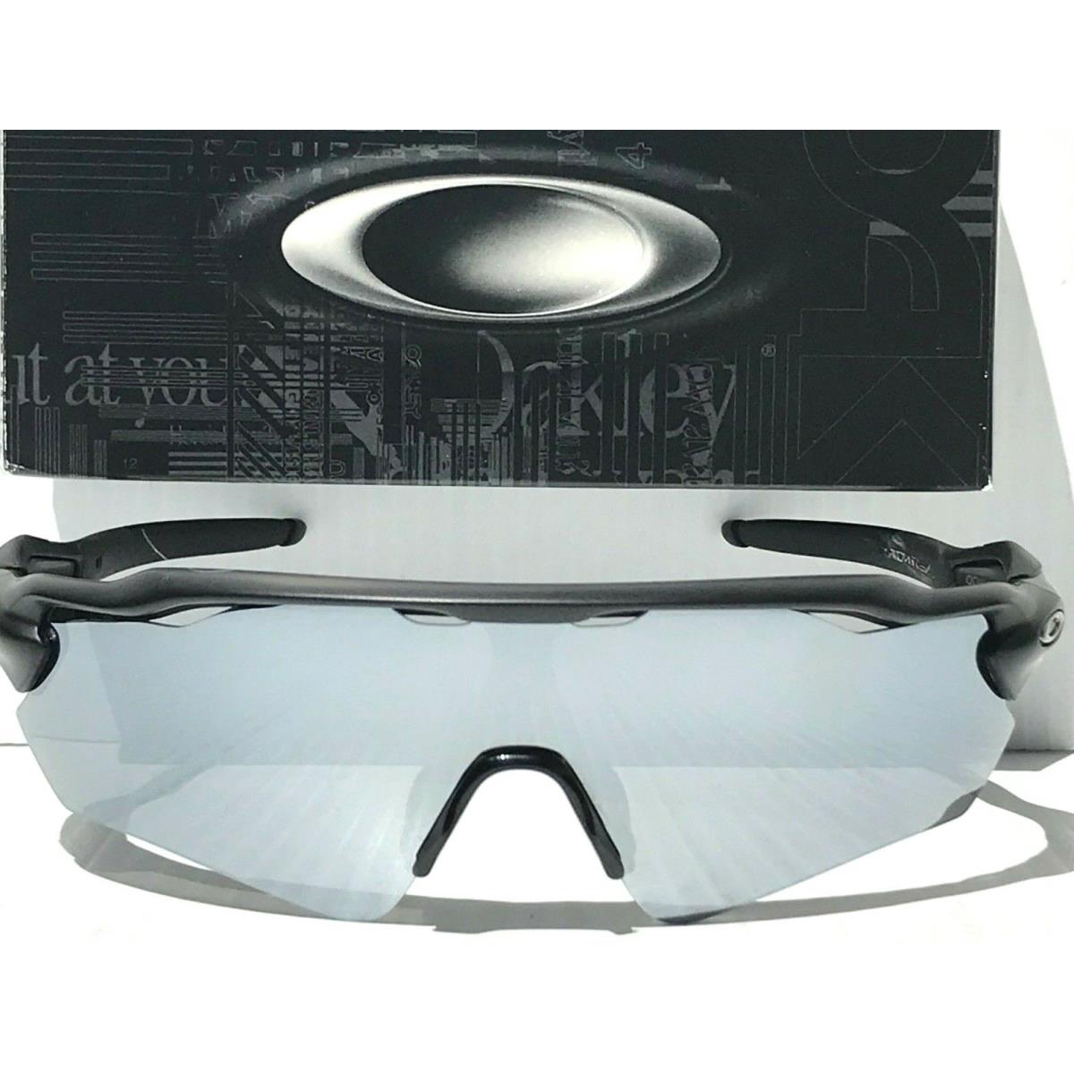 Oakley Radar EV Path Matte Black w Polarized Galaxy Chrome Sunglass 9208