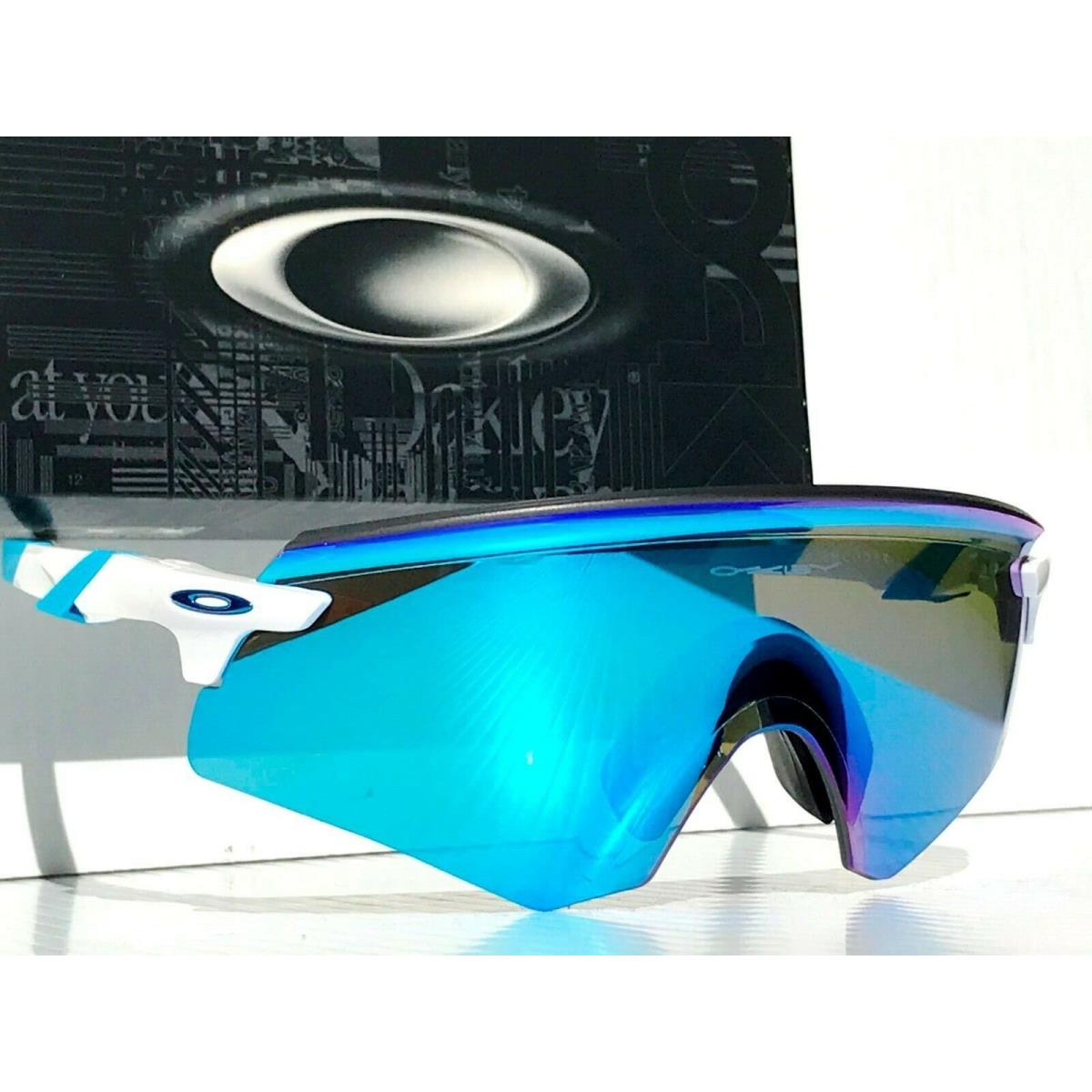 Oakley Encoder White Prizm Sapphire Blue Sky w Case Kato Sunglass 9471-05