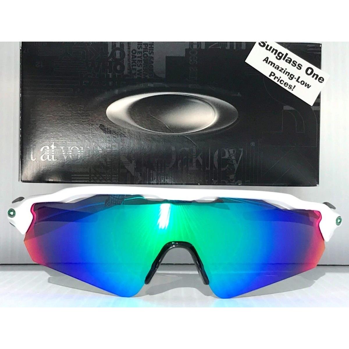 Oakley Radar EV Path Polished White Polarized Galaxy Jade Lens Sunglass 9208