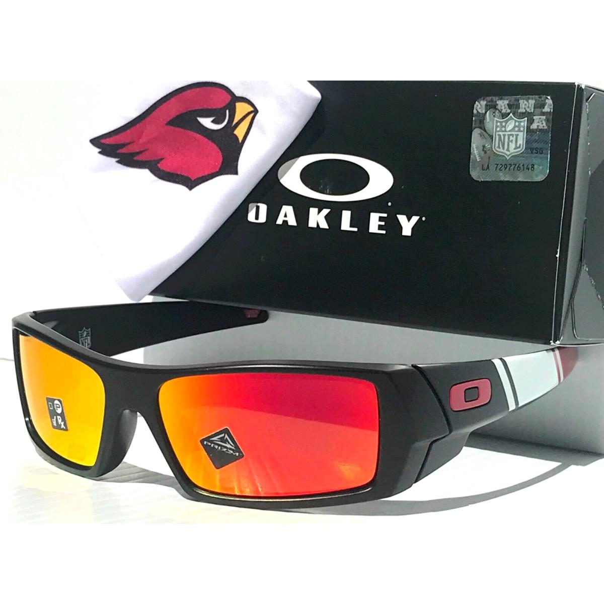 Nfl Oakley Gascan Arizona Cardinals Matte Black Prizm Ruby Sunglass 9014-91