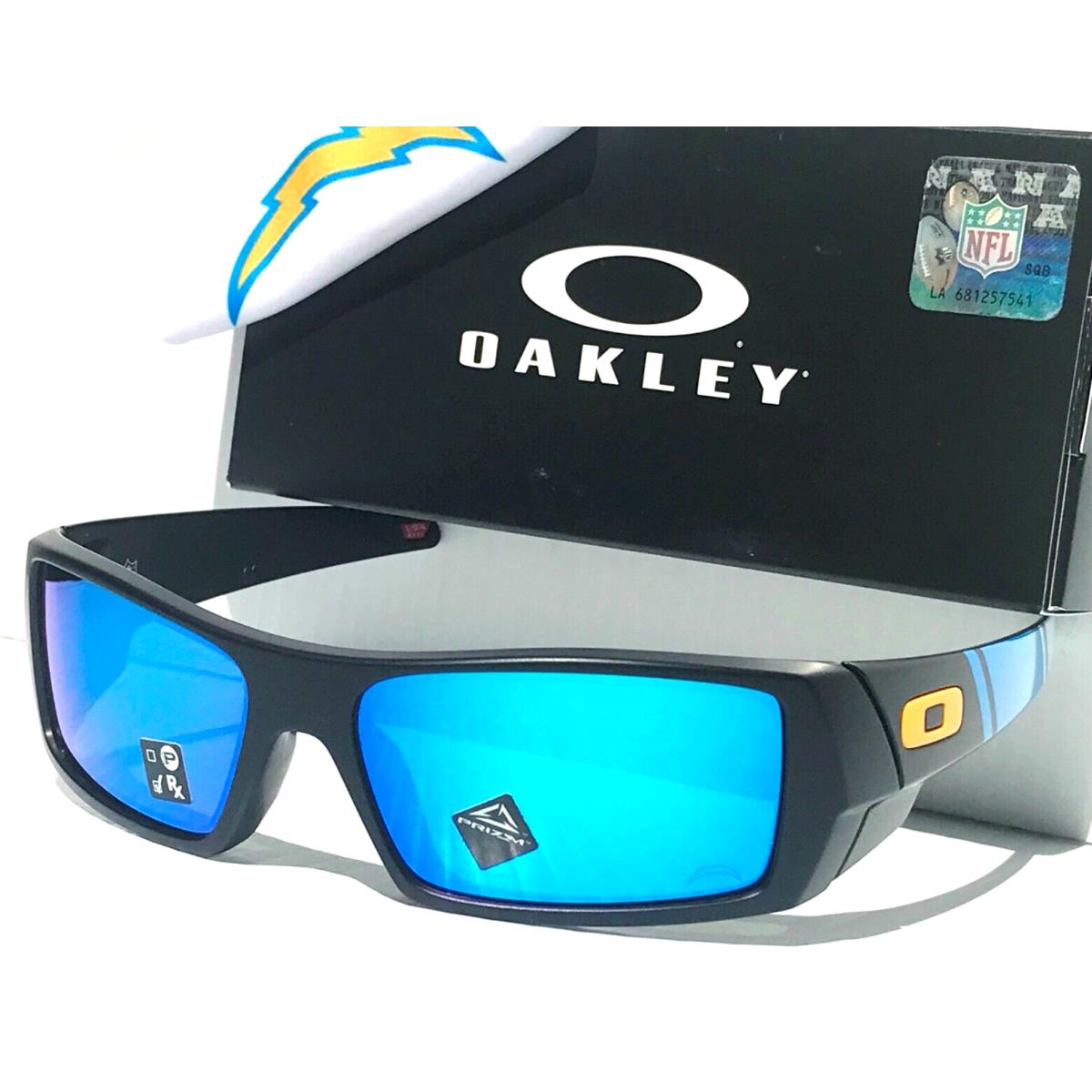 Nfl Oakley Gascan LA Chargers Matte Black Prizm Sapphire Sunglass 9014-71