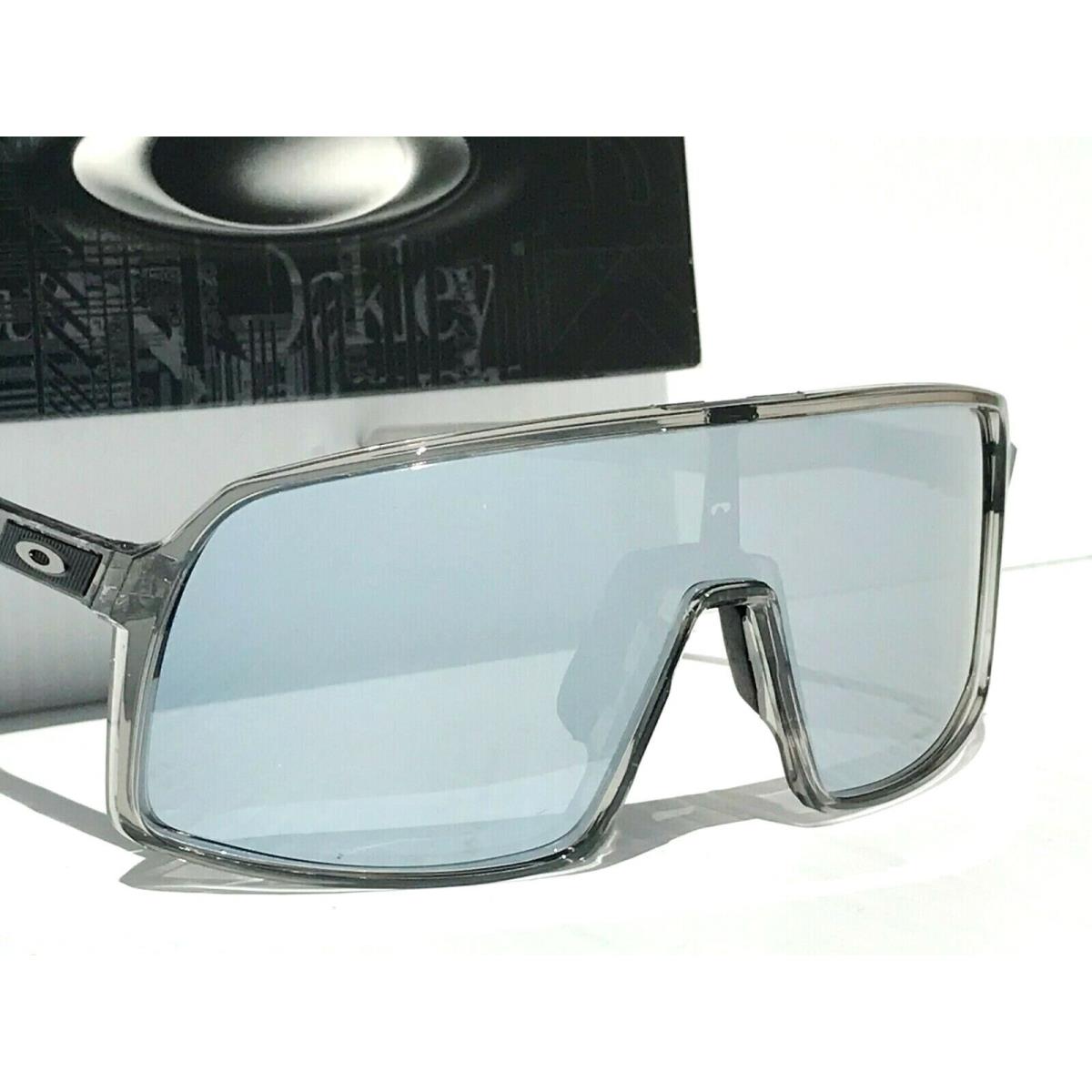 Oakley Sutro Grey Smoke Polarized Galaxy Chrome Iridium Lens Sunglass 9406