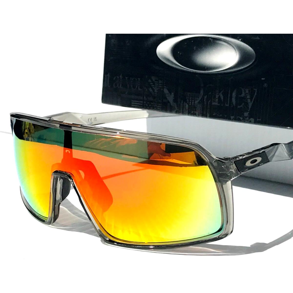 Oakley Low Bridge Sutro Grey Smoke Polarized Galaxy Ruby Lens Sunglass 9406A