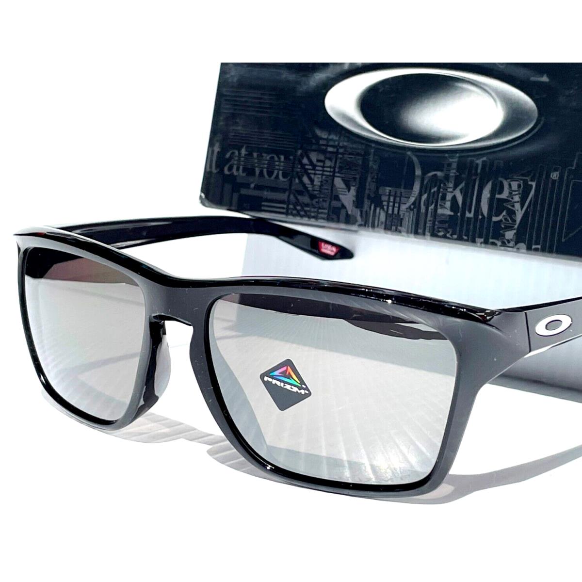 Oakley Sylas Black Polished Prizm Polarized Black Lens Sunglass 9448F-05