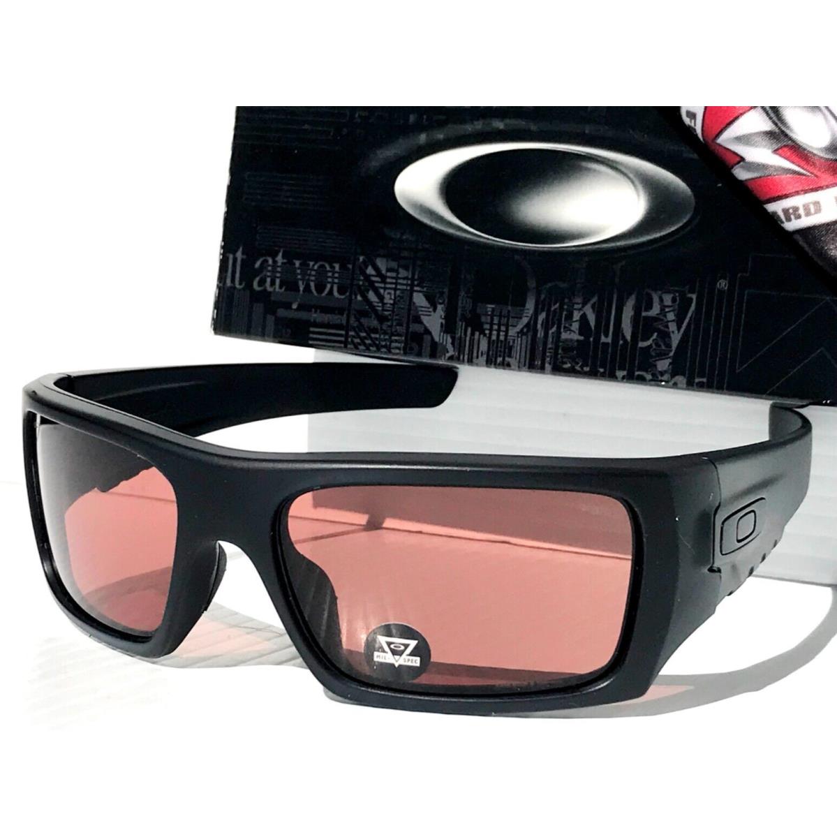 Oakley SI Det Cord Matte Blackout Prizm TR22 Rose Lens Sunglass oo9253-02