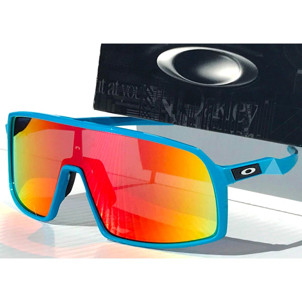 Oakley Sutro Shiny Sky Blue Polarized Galaxy Magenta Pink Lens Sunglass 9406